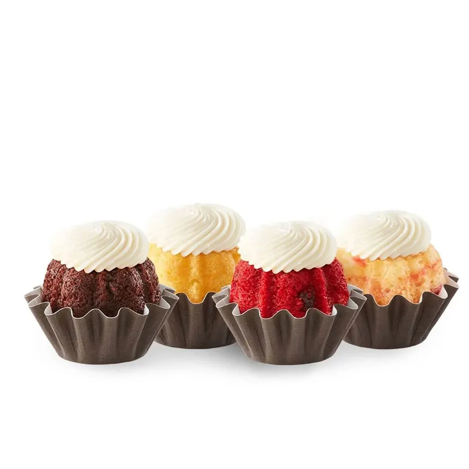 A selection of decorated bundtinis